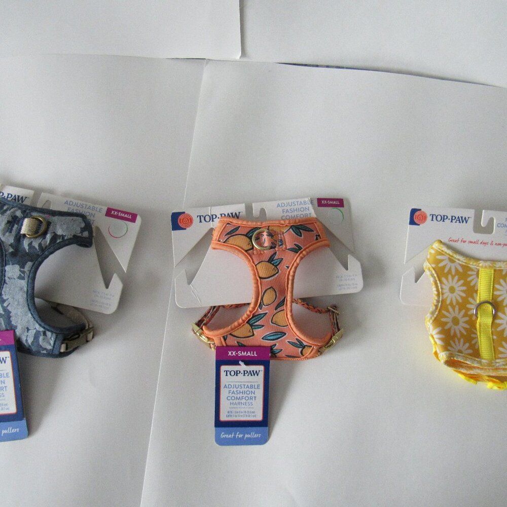NEW TOP PAW DOG VEST HARNESSES SIZE XX-SMALL